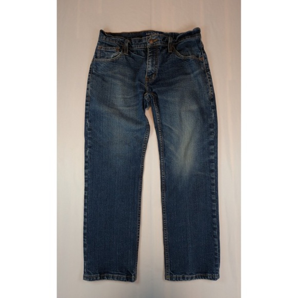 Arizona‎ Jean Co Mens Slim Straight Flex Jeans 30x30 Medium Wash Blue Casual